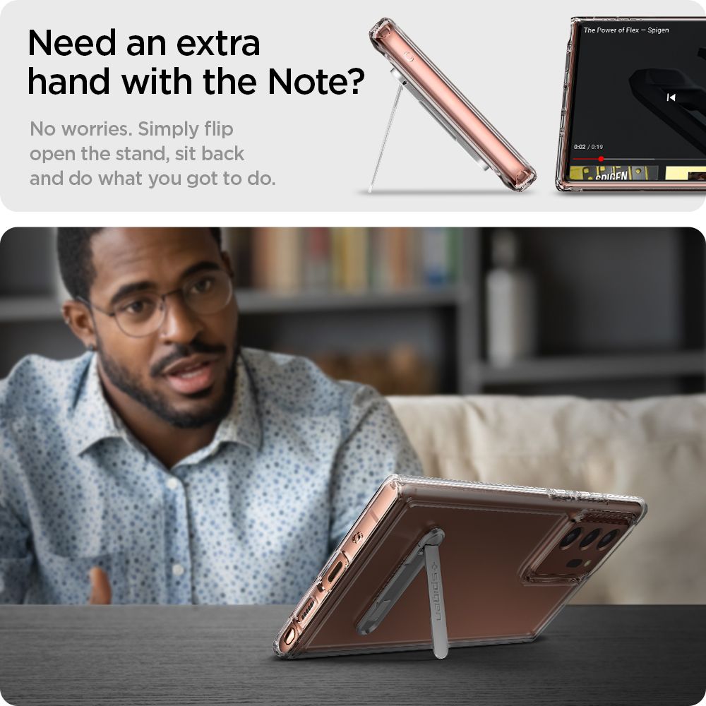 etui Spigen Ultra Hybrid S Crystal przeźroczyste Samsung Galaxy Note 20 Ultra / 12 etui Spigen Ultra Hybrid S Crystal przeźroczyste Samsung Galaxy Note 20 Ultra / 12