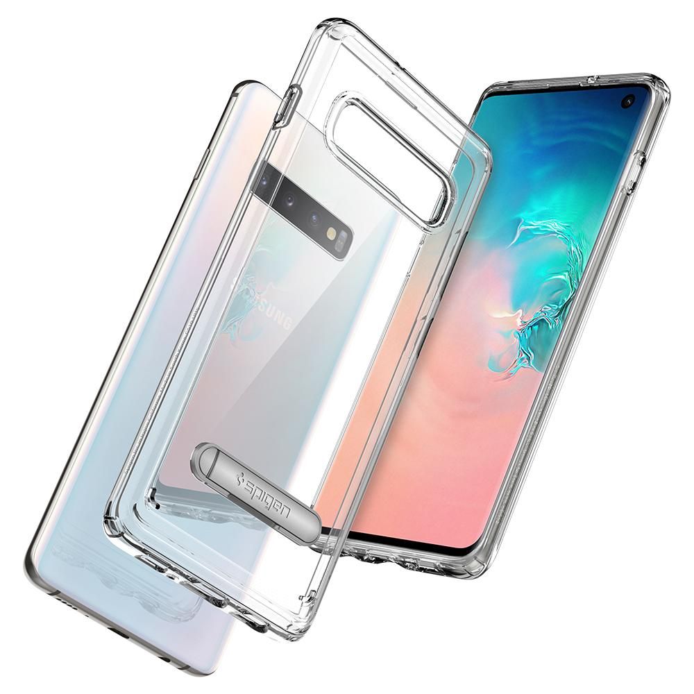 etui Spigen Ultra Hybrid S Crystal Prze�roczyste Samsung Galaxy S10 / 4