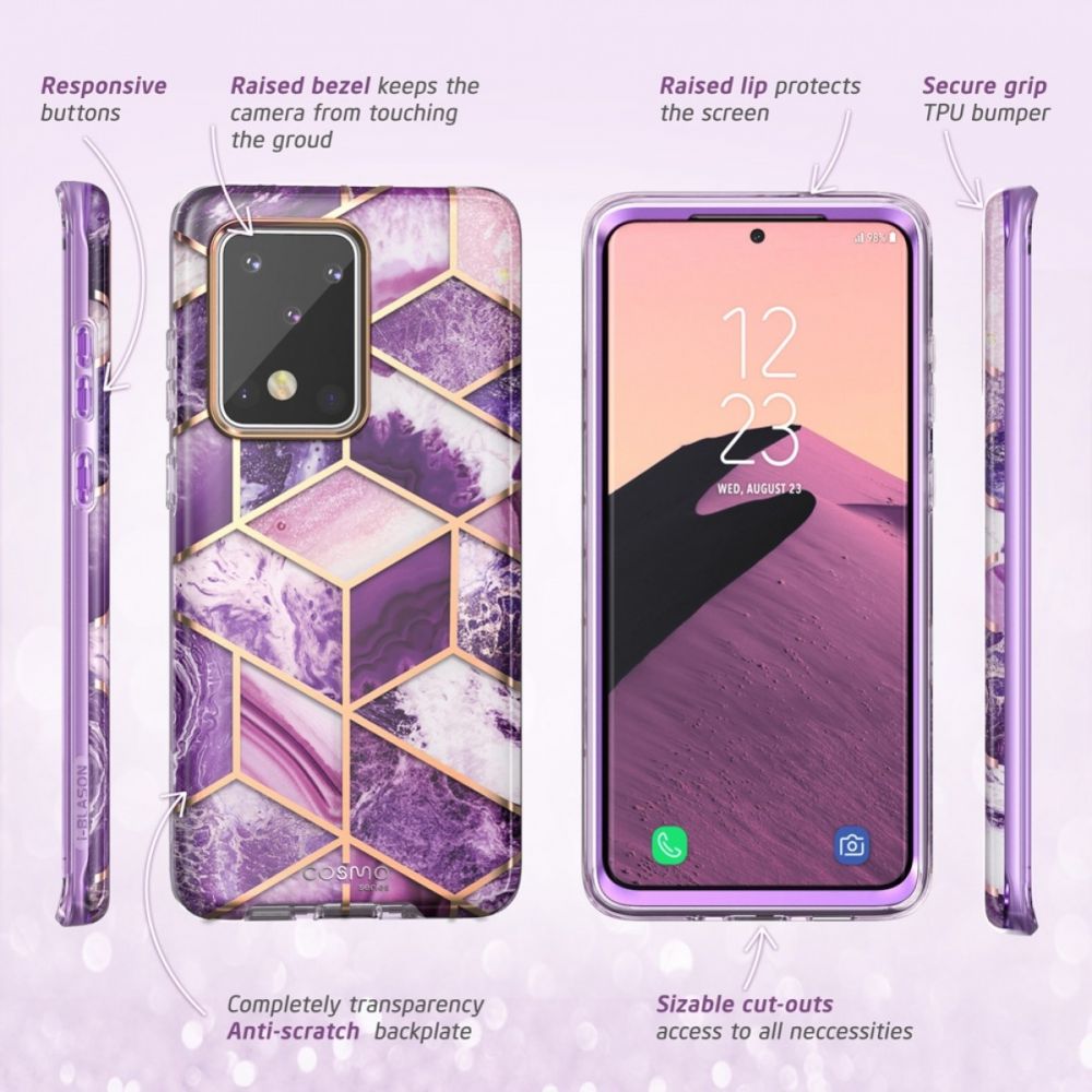 etui Supcase Cosmo Purple Samsung galaxy S20 Ultra / 7