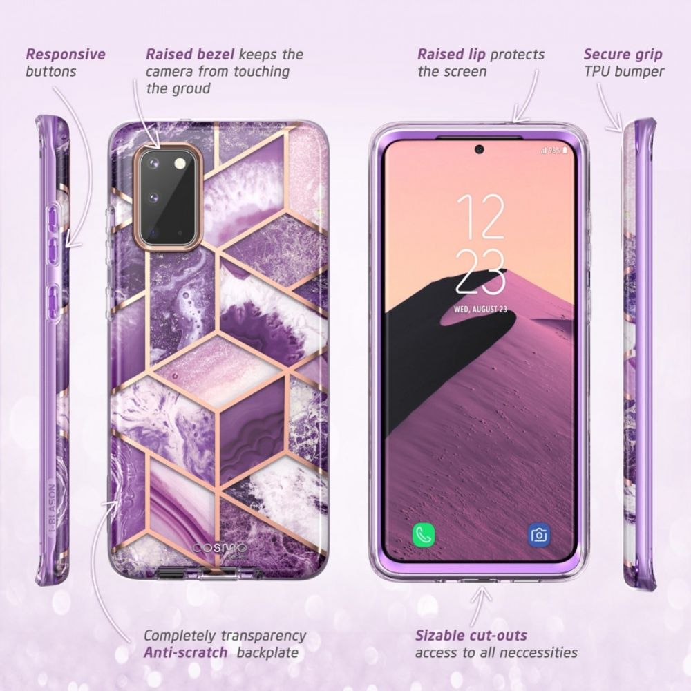 etui Supcase Cosmo Purple Samsung Galaxy S20 / 7