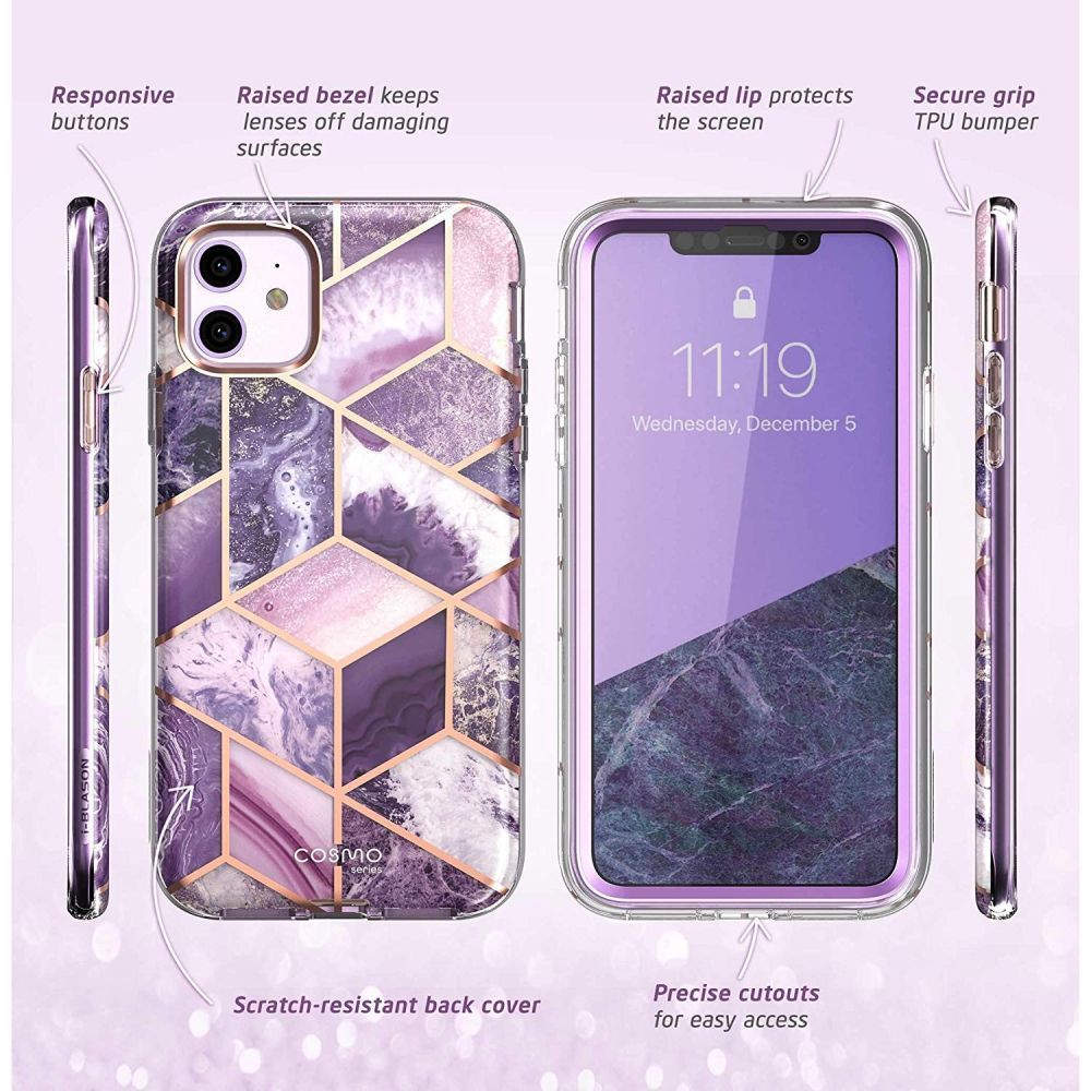 etui Supcase Cosmo Purple Apple iPhone 11 / 6 etui Supcase Cosmo Purple Apple iPhone 11 / 6