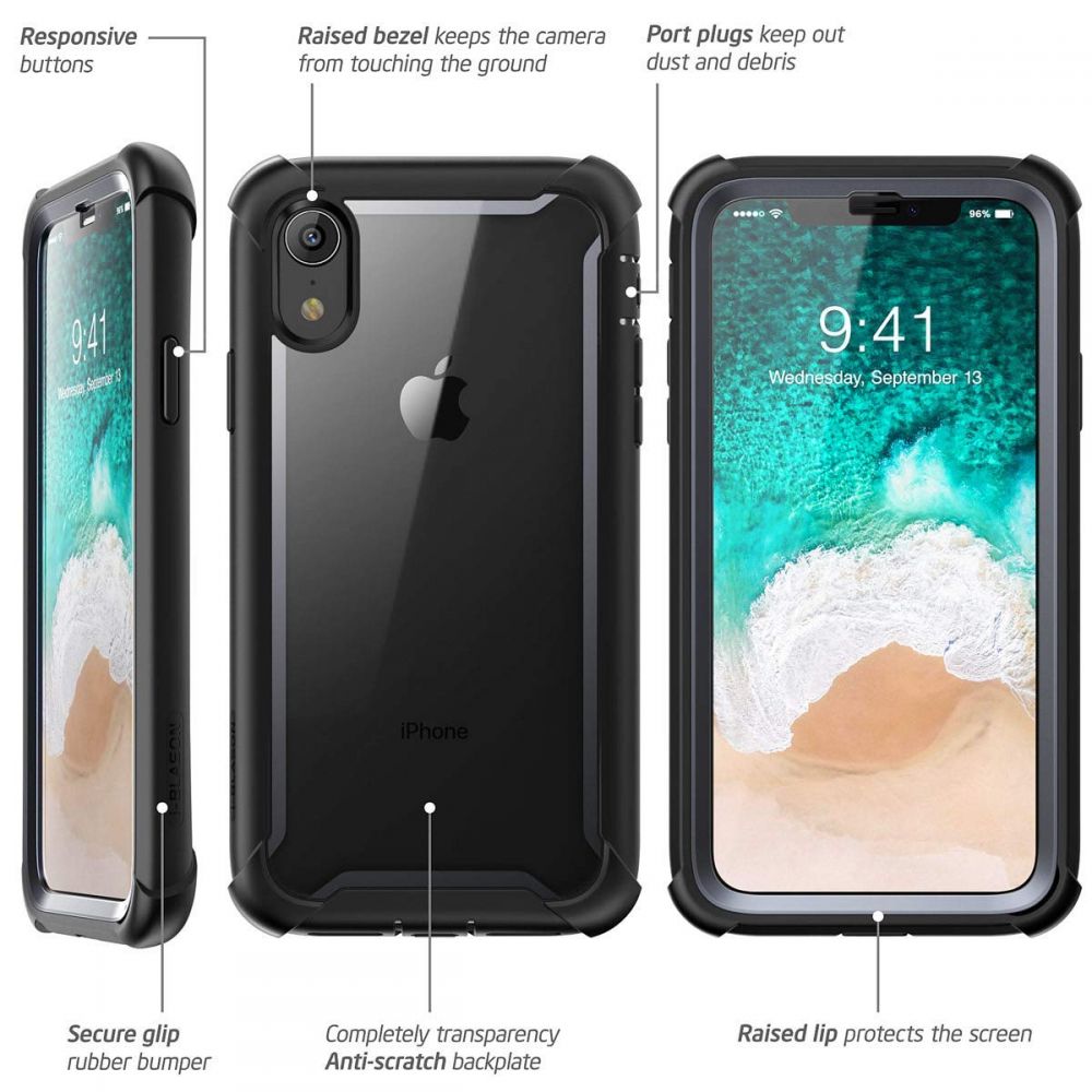 etui Supcase IBLSN Ares Czarne Apple iPhone XR / 6