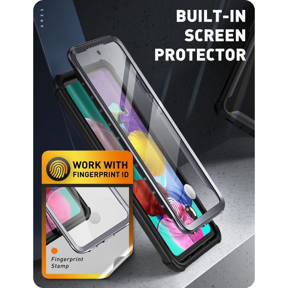 etui Supcase IBLSN Ares czarne Samsung A72 / 2