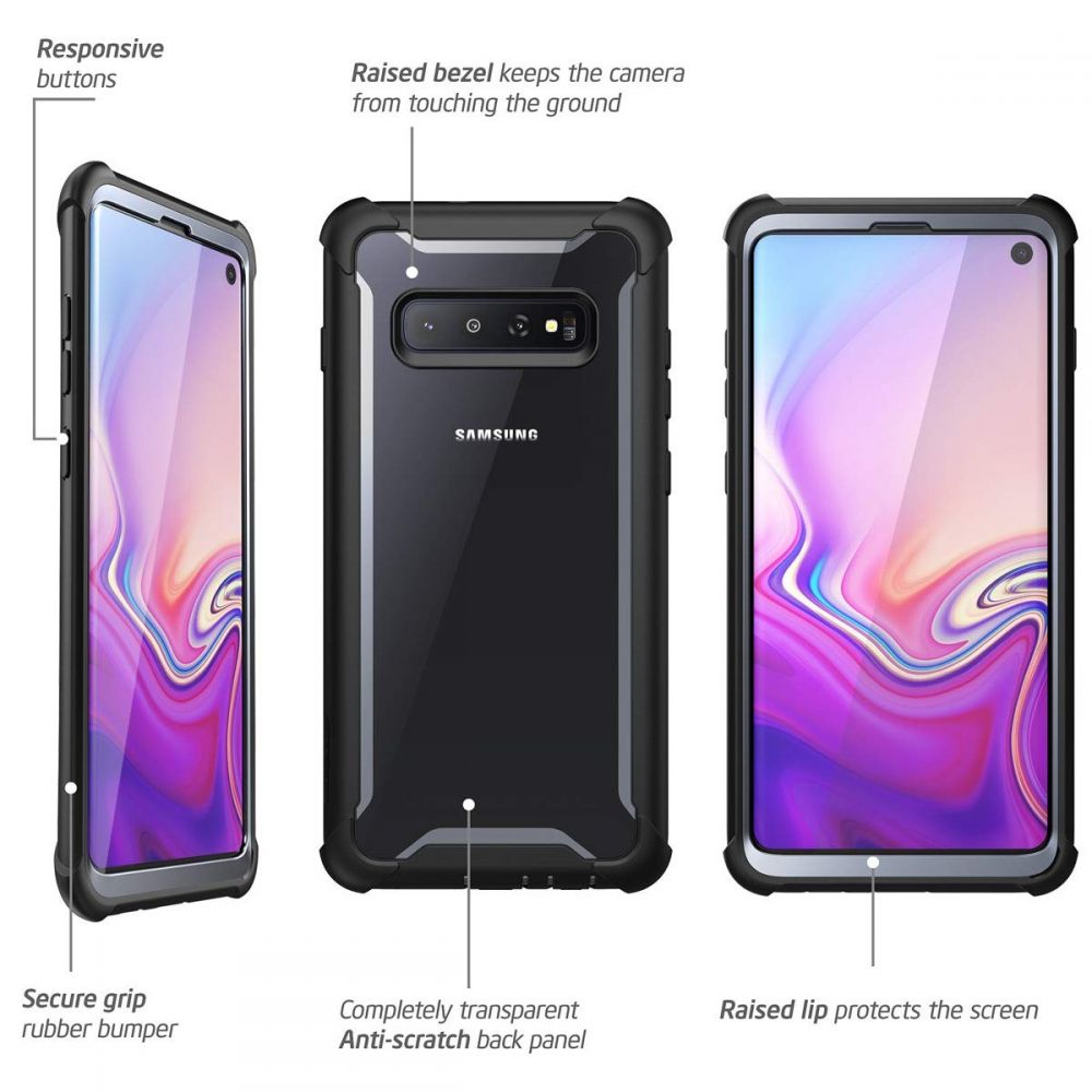 etui Supcase IBLSN Ares Czarne Samsung Galaxy S10 / 4