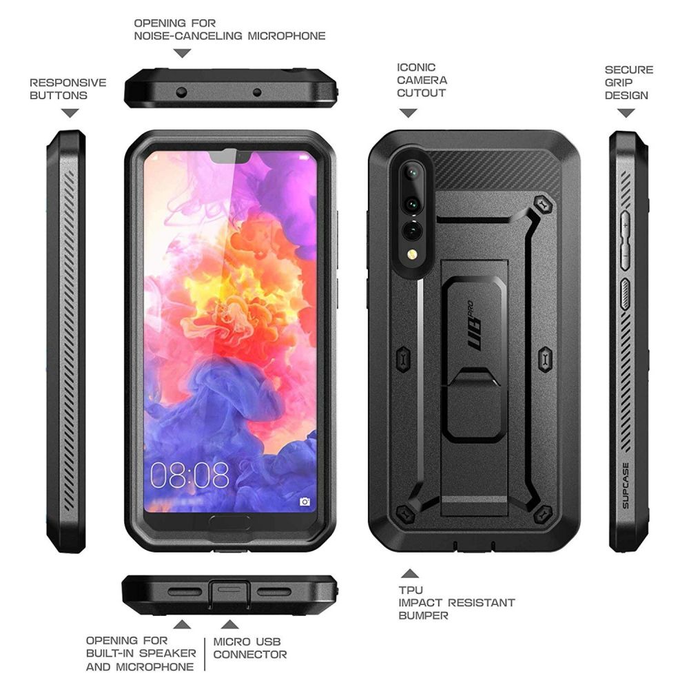 etui Supcase Unicorn Beetle Pro Czarne Huawei P20 Pro / 5 etui Supcase Unicorn Beetle Pro Czarne Huawei P20 Pro / 5