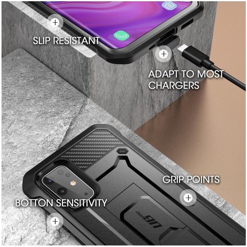 etui Supcase Unicorn Beetle Pro Czarne Samsung Galaxy S20 Plus / 5 etui Supcase Unicorn Beetle Pro Czarne Samsung Galaxy S20 Plus / 5