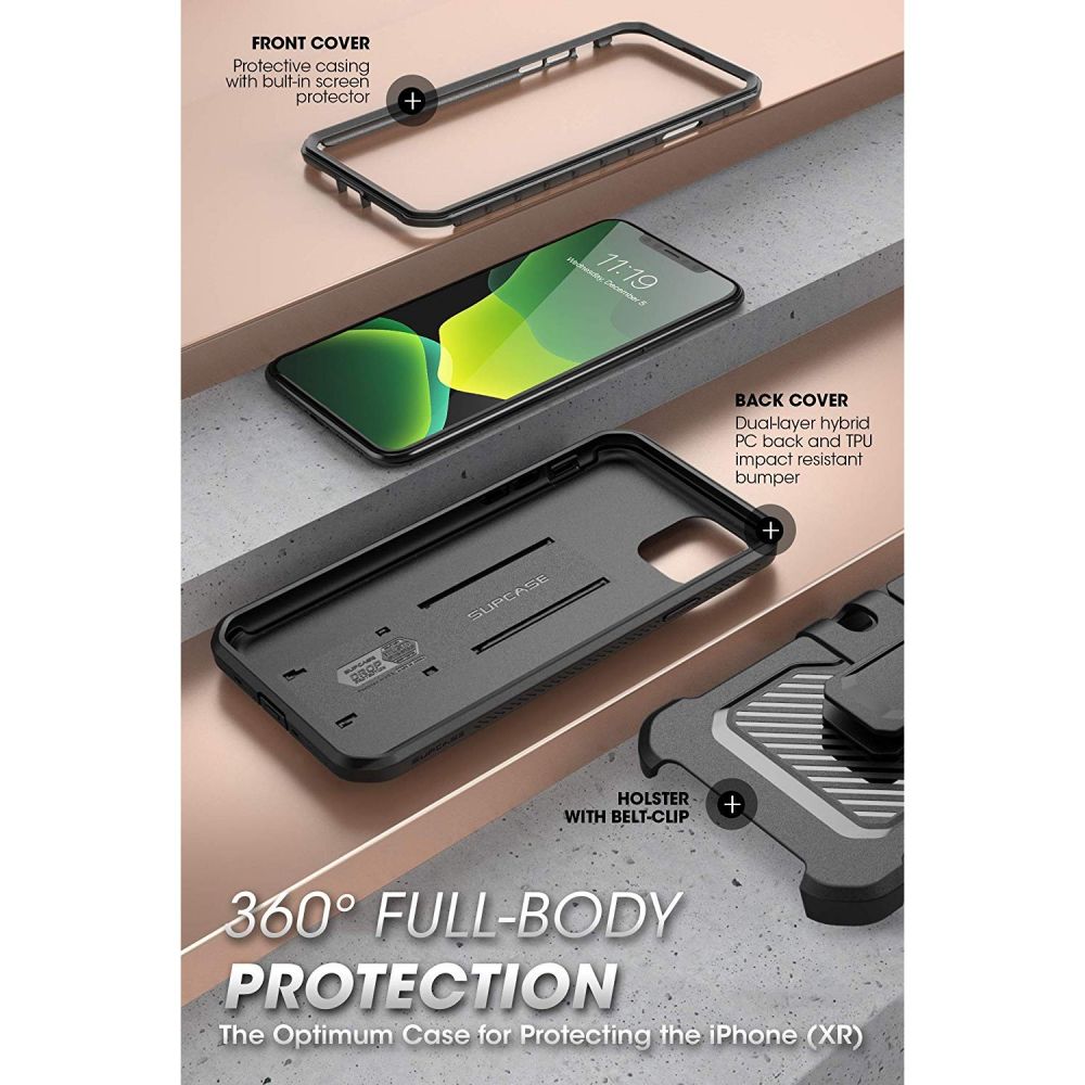 etui Supcase  Unicorn Beetle Pro czarne Apple iPhone 11 / 5
