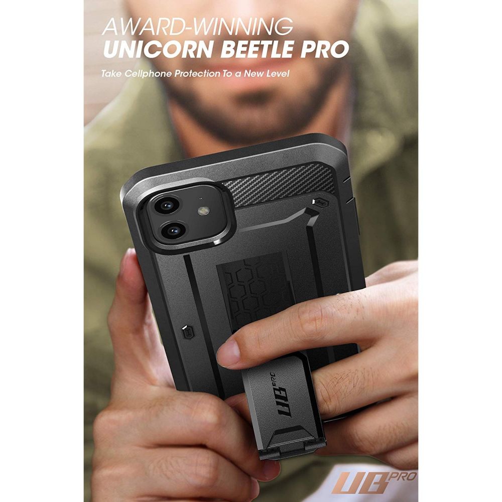 etui Supcase  Unicorn Beetle Pro czarne Apple iPhone 11 / 8