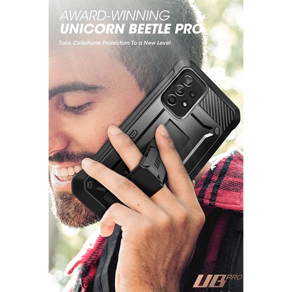 etui Supcase Unicorn Beetle Pro czarne Samsung A52 5G / 7