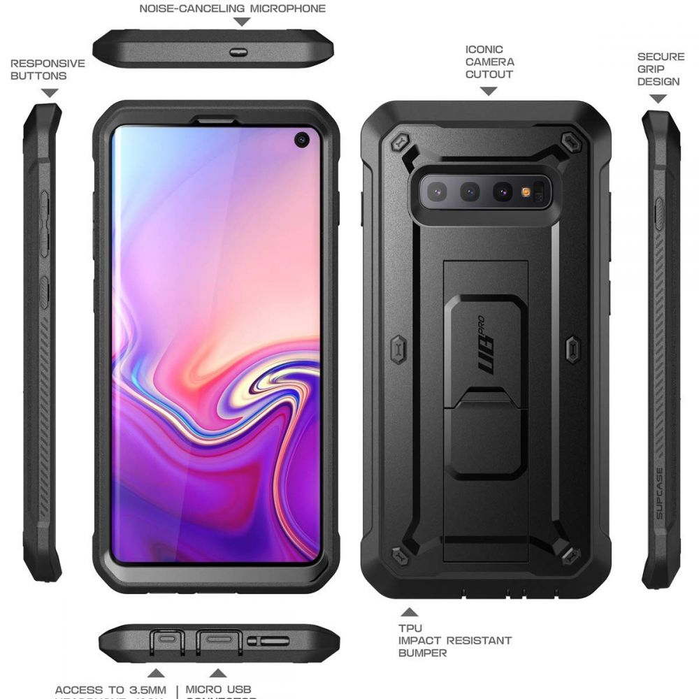 etui Supcase Unicorn Beetle Pro Czarne Samsung Galaxy S10 / 7