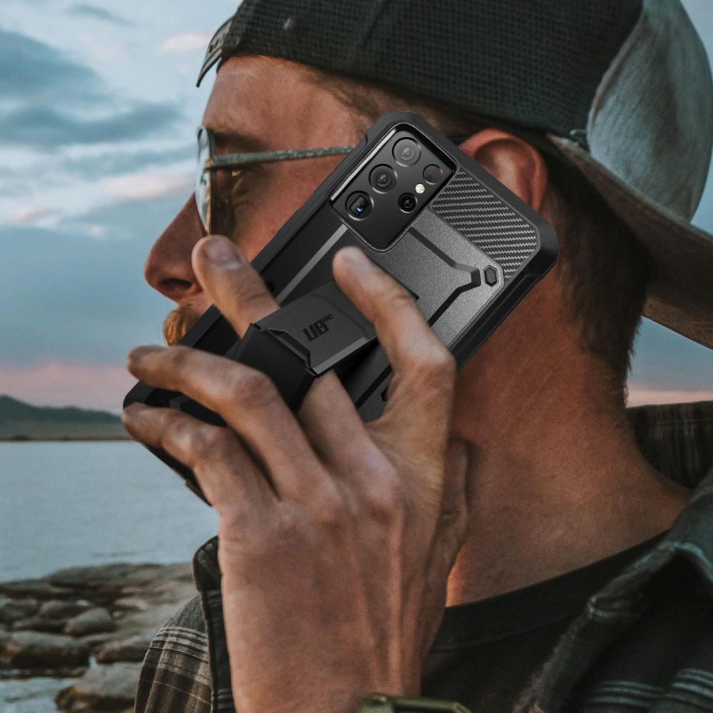 etui Supcase Unicorn Beetle Pro czarne Samsung s21 Ultra / 8
