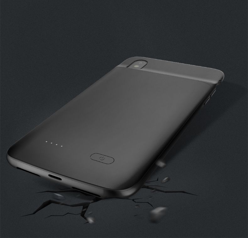 etui Tech-protect Battery Pack 4100mah Czarne Apple iPhone X / 8