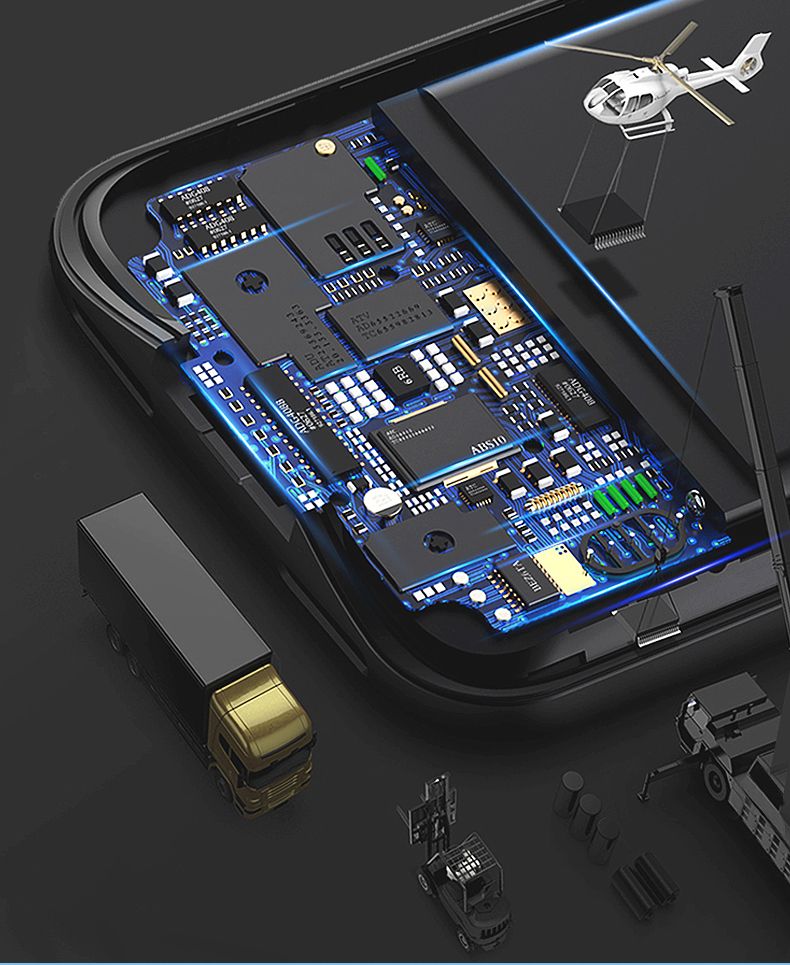 etui Tech-protect Battery Pack 4100mah Czarne Apple iPhone X / 9