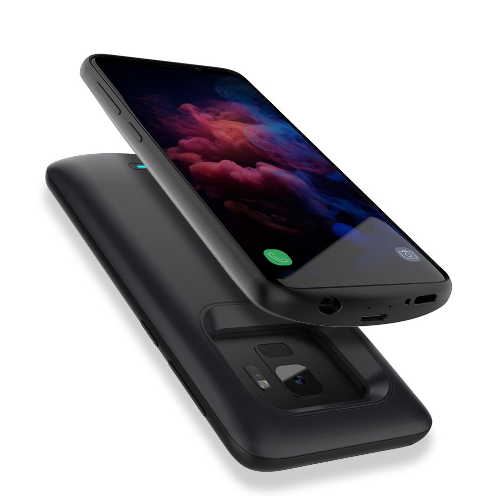 etui Tech-protect Battery Pack 4700mah Czarne Samsung Galaxy S9 / 3