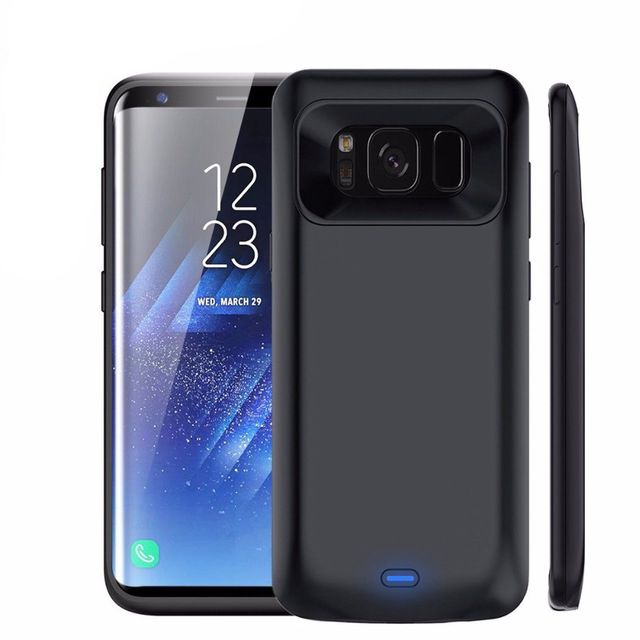 etui Tech-protect Battery Pack 5000mah Czarne Samsung Galaxy S8