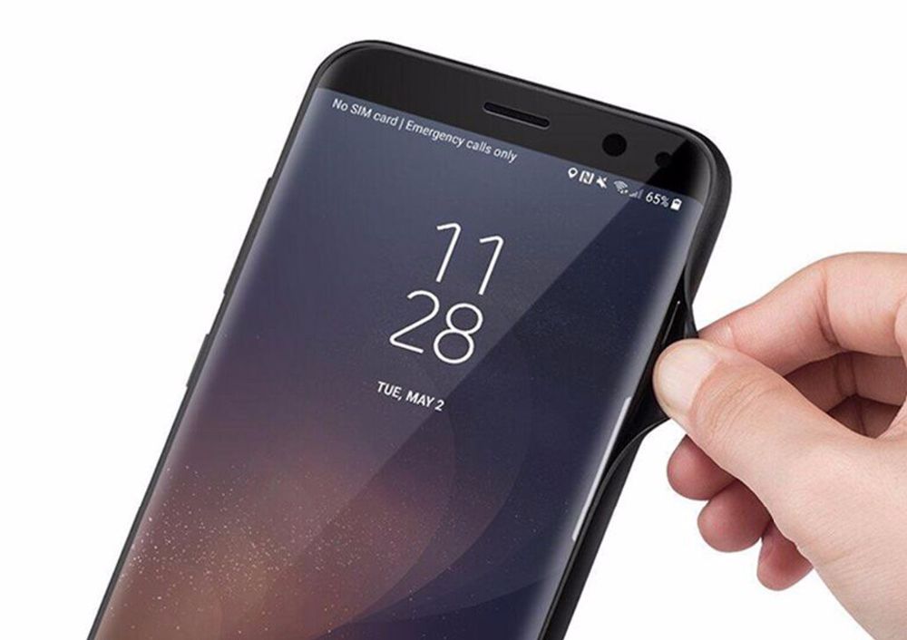 etui Tech-protect Battery Pack 5000mah Czarne Samsung Galaxy S8 / 4