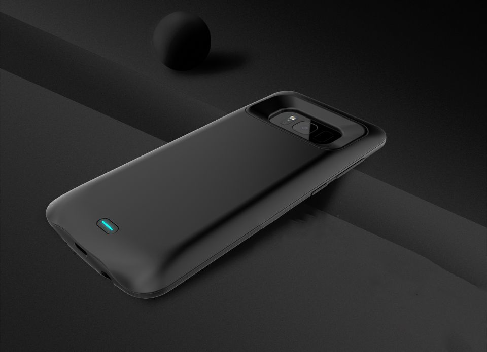 etui Tech-protect Battery Pack 5000mah Czarne Samsung Galaxy S8 / 6