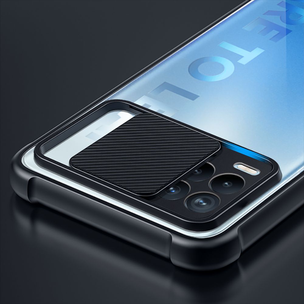 etui Tech-protect Camshield czarne Realme 8 Pro / 3 etui Tech-protect Camshield czarne Realme 8 Pro / 3