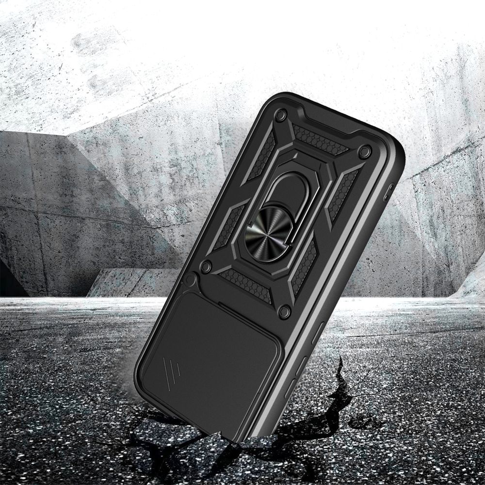 etui Tech-protect Camshield Pro czarne Xiaomi Poco F8 Pro / 2