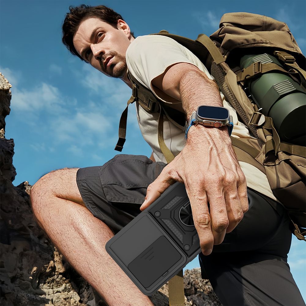 etui Tech-protect Camshield Pro czarne Xiaomi Redmi 15 5G / 5