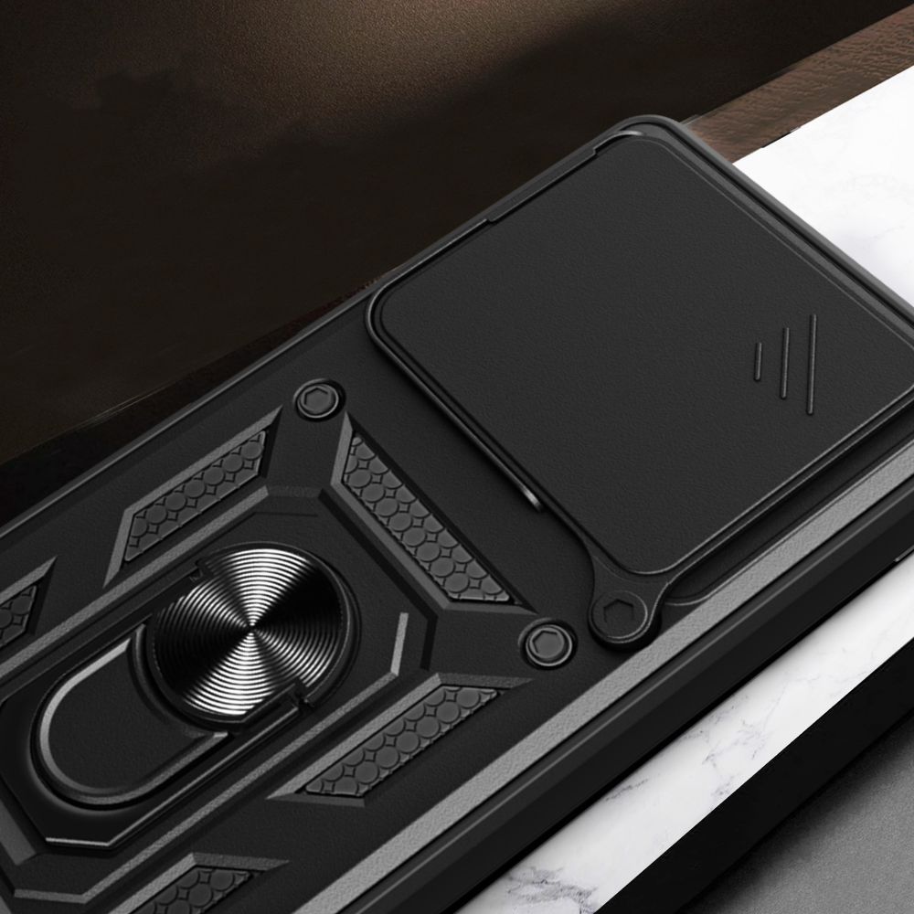 etui Tech-protect Camshield Pro czarne Xiaomi Redmi Note 15 Pro 5G / 6