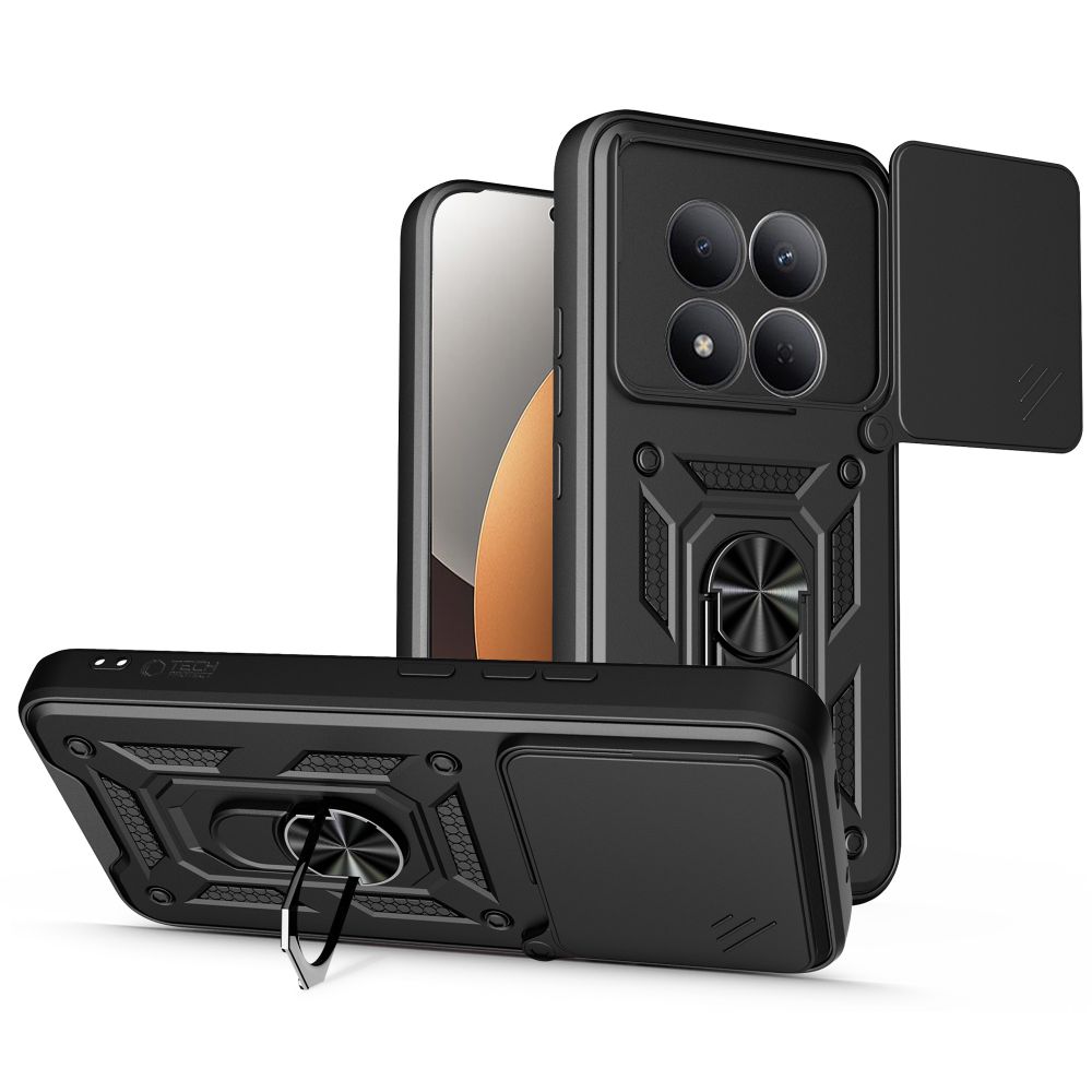 etui Tech-protect Camshield Pro czarne Xiaomi Redmi Note 15 Pro Plus 5G