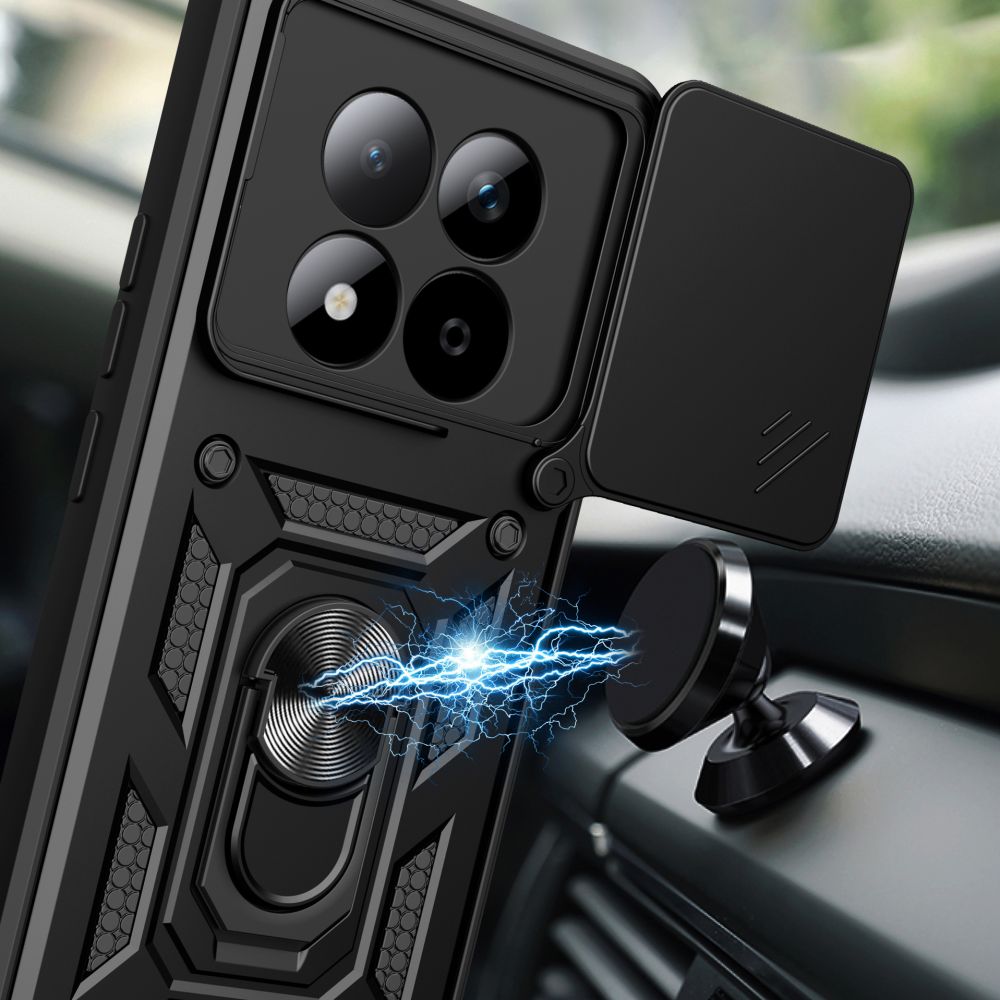 etui Tech-protect Camshield Pro czarne Xiaomi Redmi Note 15 Pro Plus 5G / 4