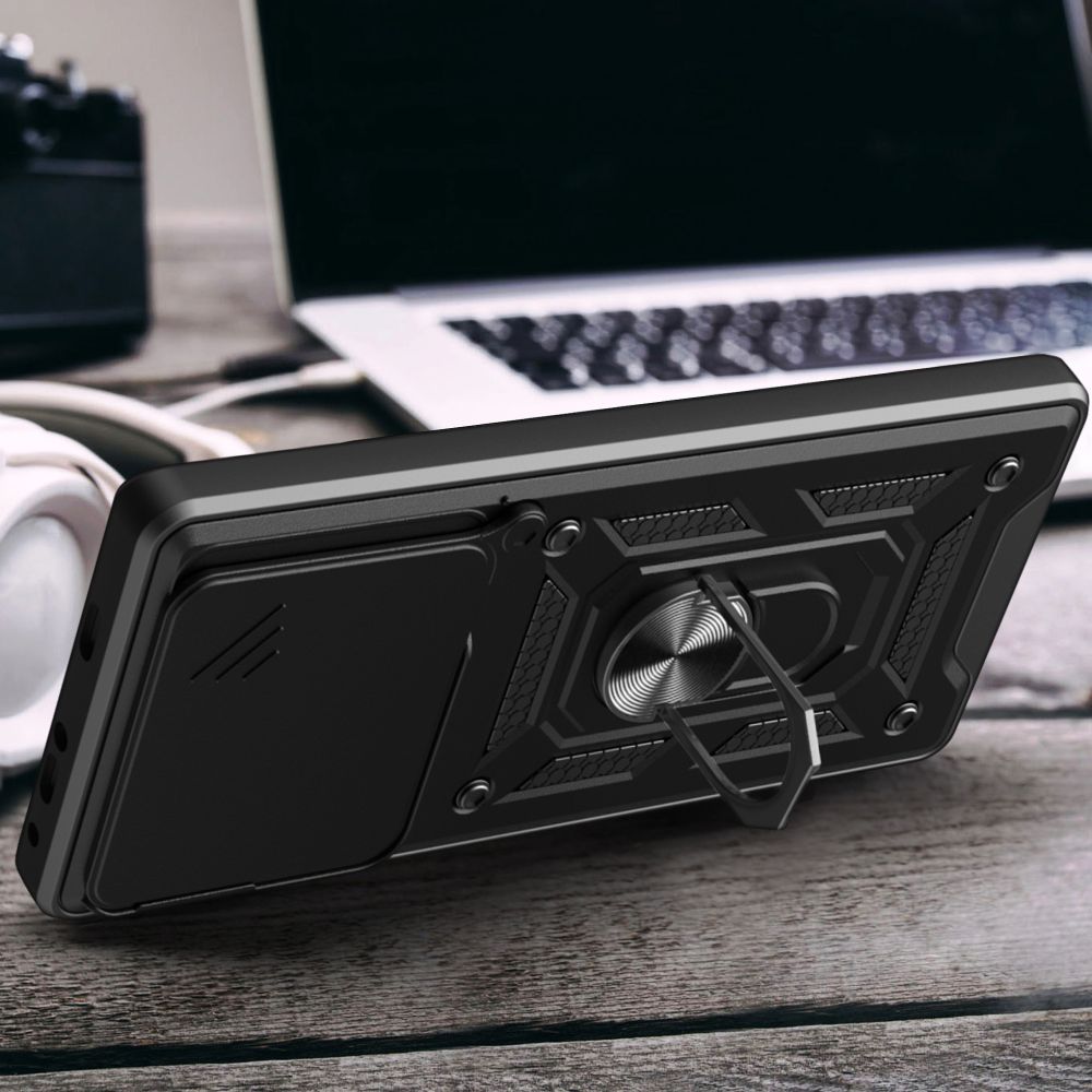 etui Tech-protect Camshield Pro czarne Xiaomi Redmi Note 15 Pro Plus 5G / 5