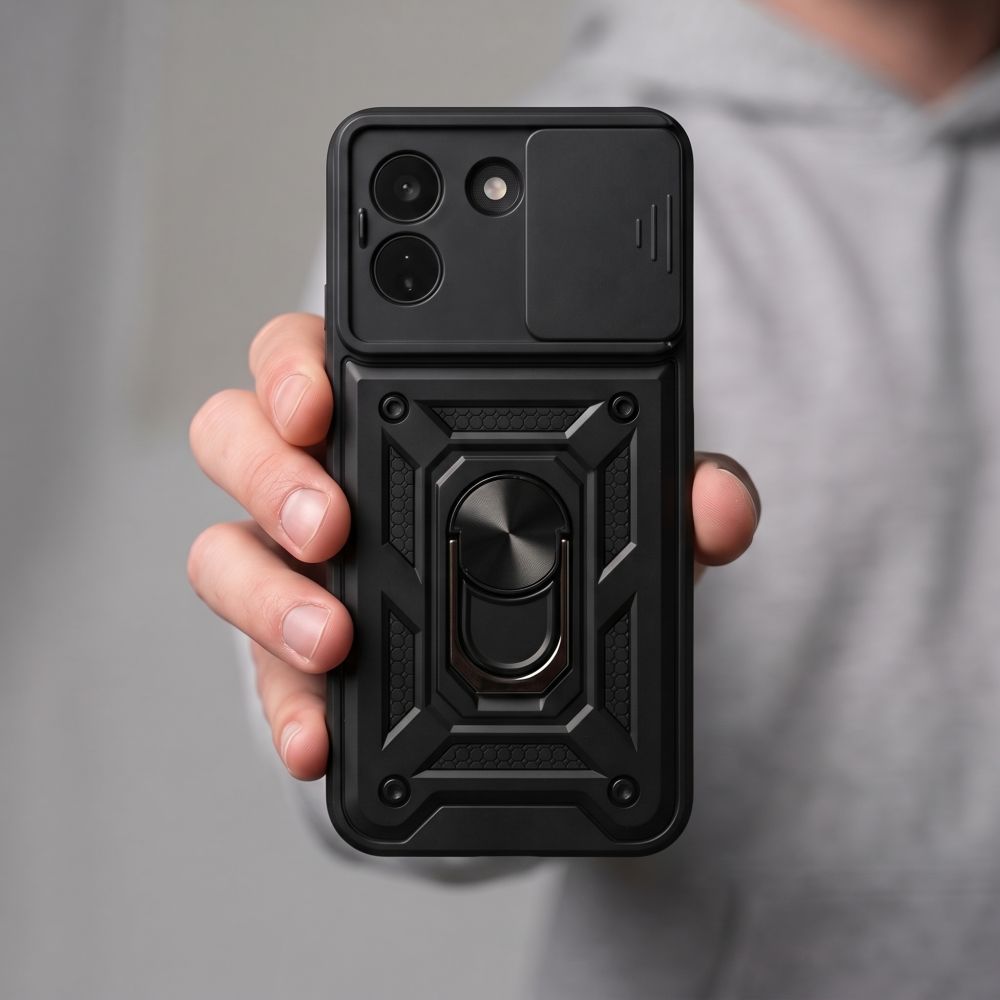 etui Tech-protect Camshield Pro czarne Xiaomi Redmi Note 17 Pro Max 5G / 7