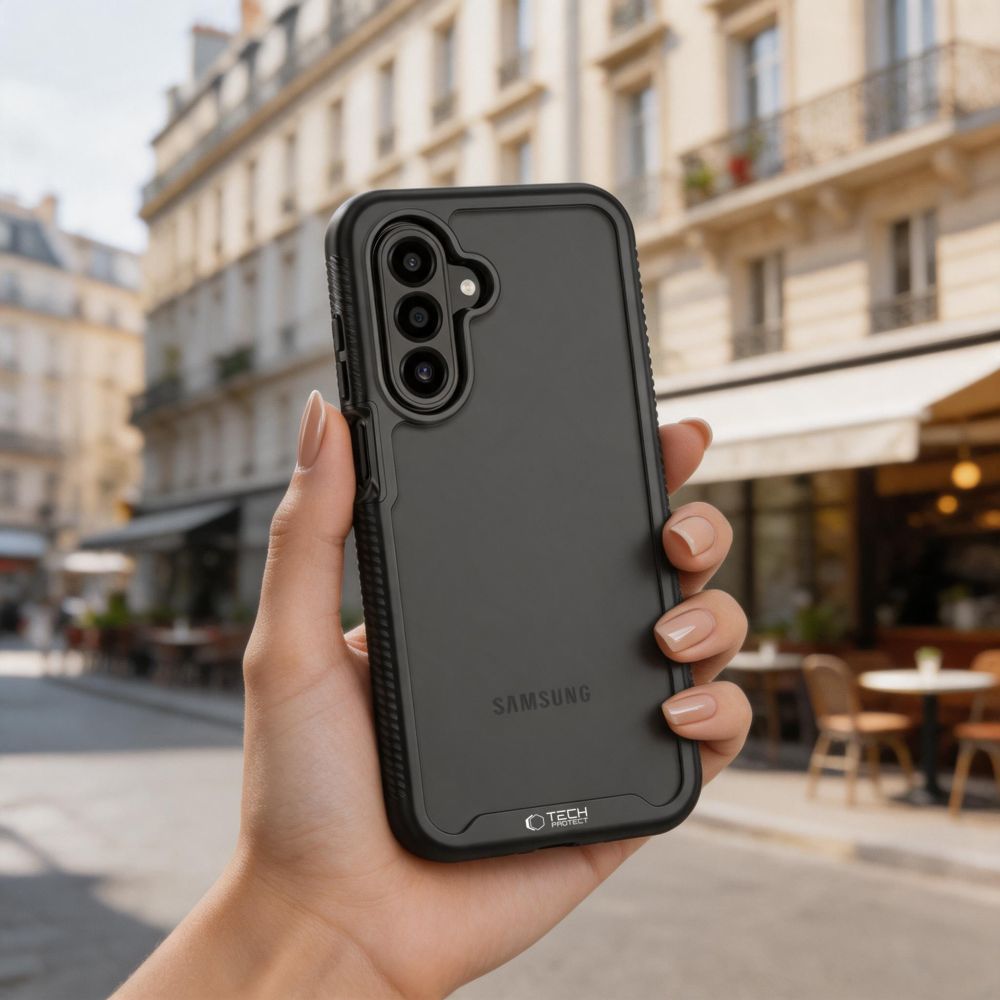 etui Tech-protect Defense czarne Samsung Galaxy A27 5G / 5