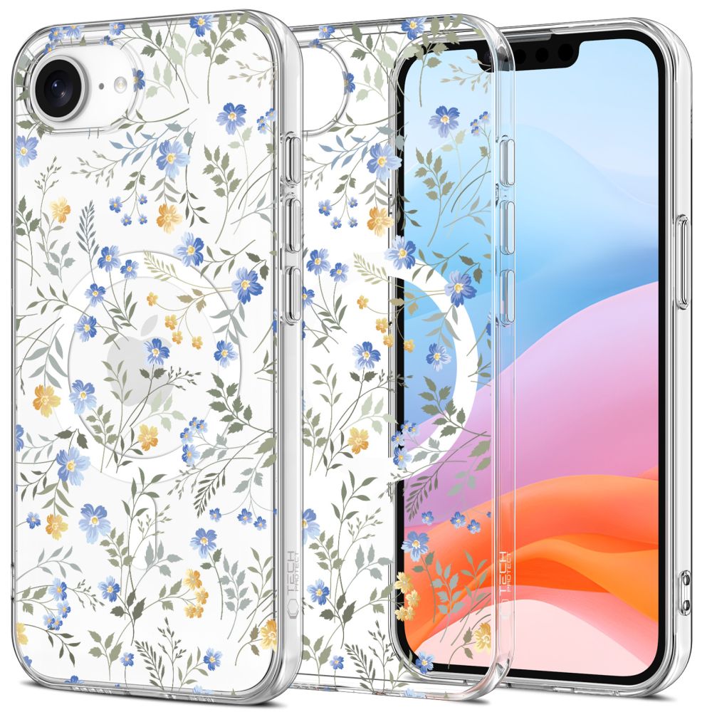 etui Tech-Protect FlexAir Magsafe Spring flowers Apple iPhone 17e