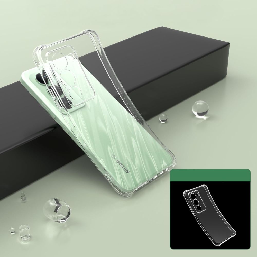 etui Tech-Protect FlexAir prze�roczyste Xiaomi Redmi 15 4G / 2