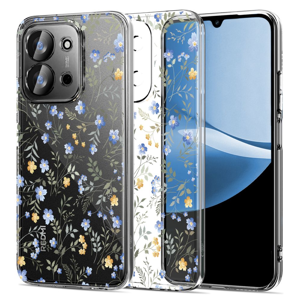 etui Tech-Protect FlexAir Spring flowers Xiaomi Poco C85