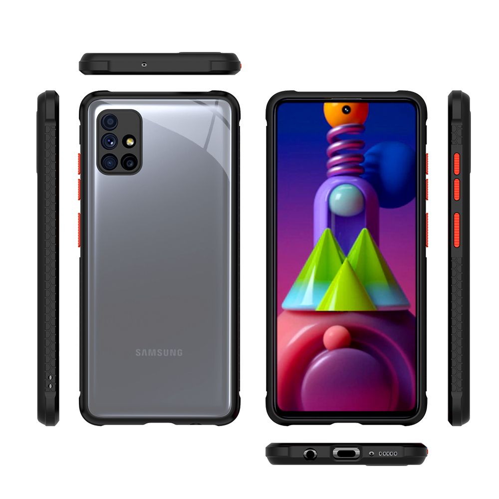 etui Tech-protect Hybridshell Czarne Samsung Galaxy M51 / 3