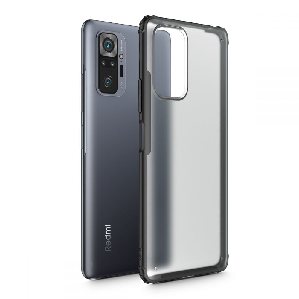 etui Tech-protect Hybridshell czarne Xiaomi Redmi Note 10 Pro
