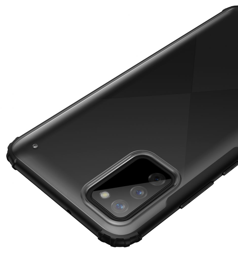 etui Tech-protect Hybridshell Frost czarne Samsung A02S / 10