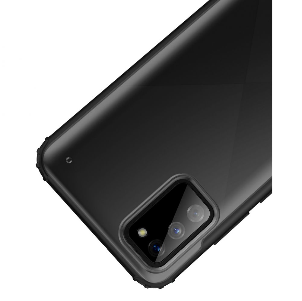 etui Tech-protect Hybridshell Frost czarne Samsung A02S / 6