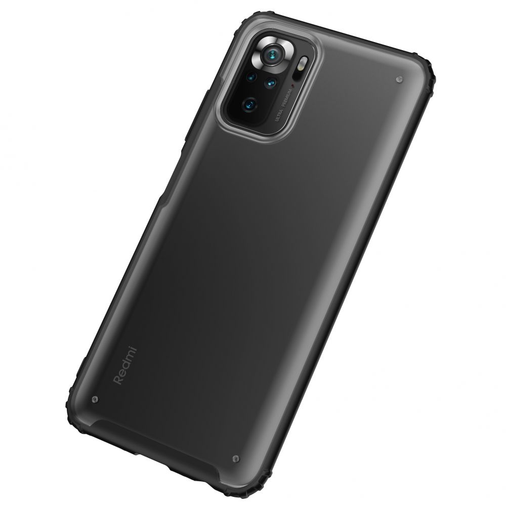 etui Tech-protect Hybridshell Frost czarne Xiaomi Redmi Note 10 / 6
