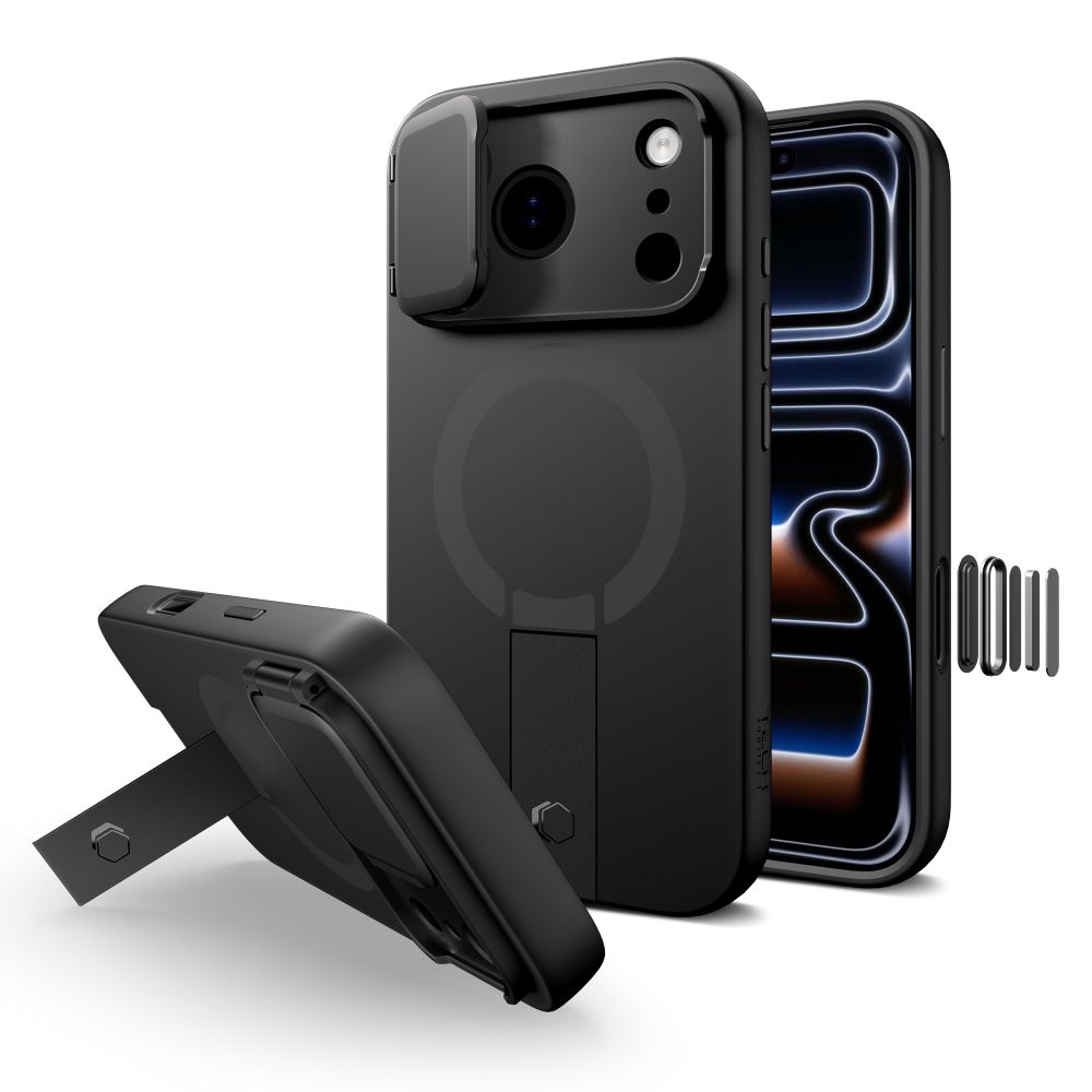 etui Tech-protect Kevlar Aura Magsafe czarne Apple iPhone 17 Pro