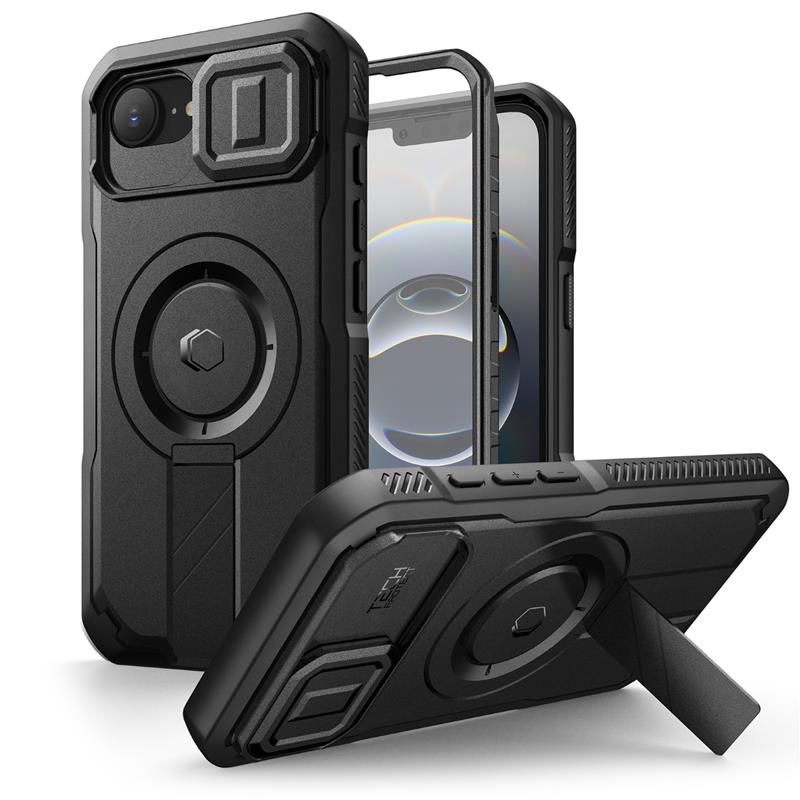 etui Tech-protect Kevlar Aura Magsafe czarne Apple iPhone 17e