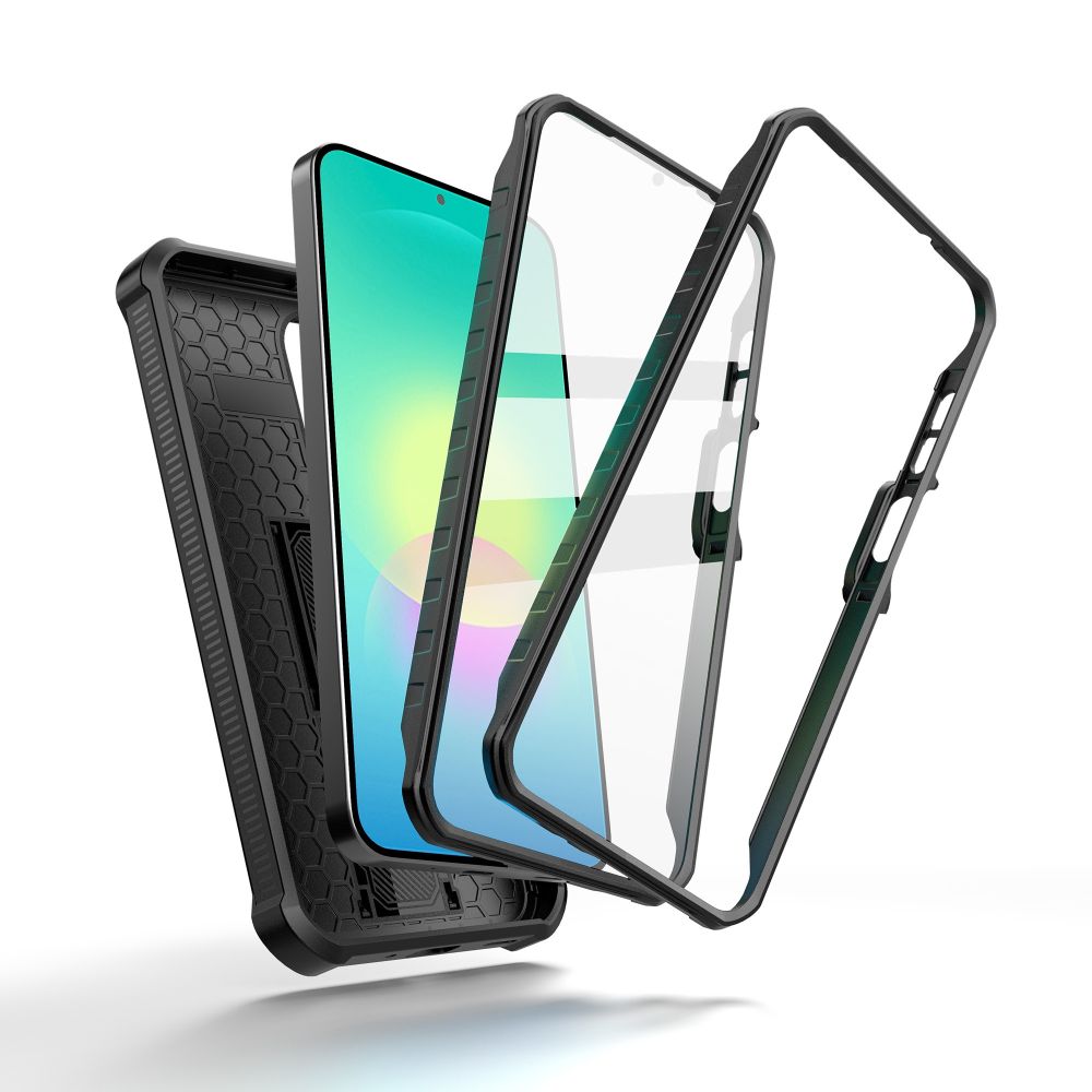 etui Tech-protect Kevlar Cam+ 2-set czarne Samsung Galaxy A27 5G / 7