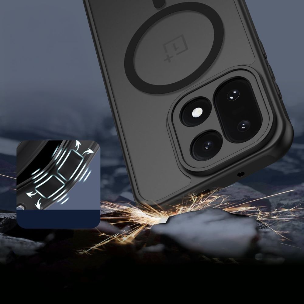 etui Tech-protect Magmat Magsafe czarne OnePlus 15 / 4