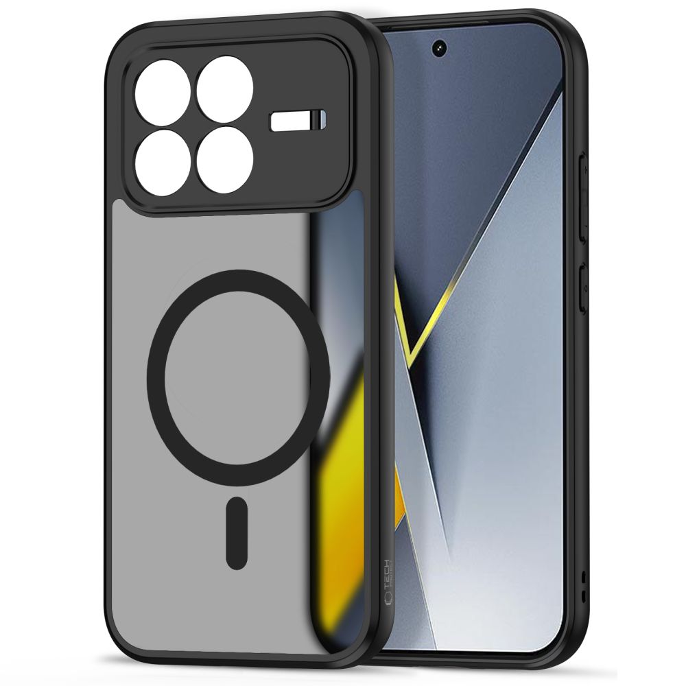 etui Tech-protect Magmat Magsafe czarne Xiaomi Poco F8 Pro / 2