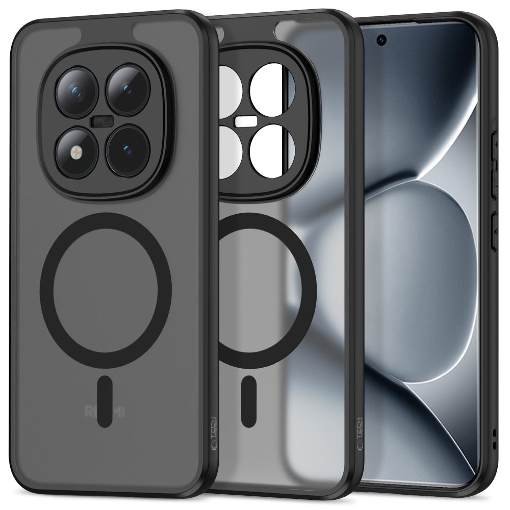 etui Tech-protect Magmat Magsafe czarne Xiaomi Redmi Note 15 Pro Plus 5G