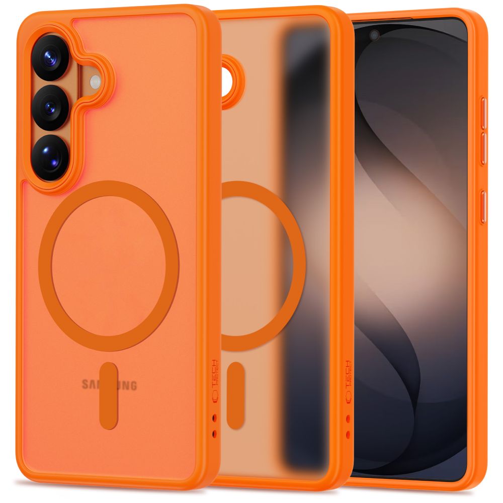 etui Tech-protect Magmat Magsafe Matte orange Samsung Galaxy S26