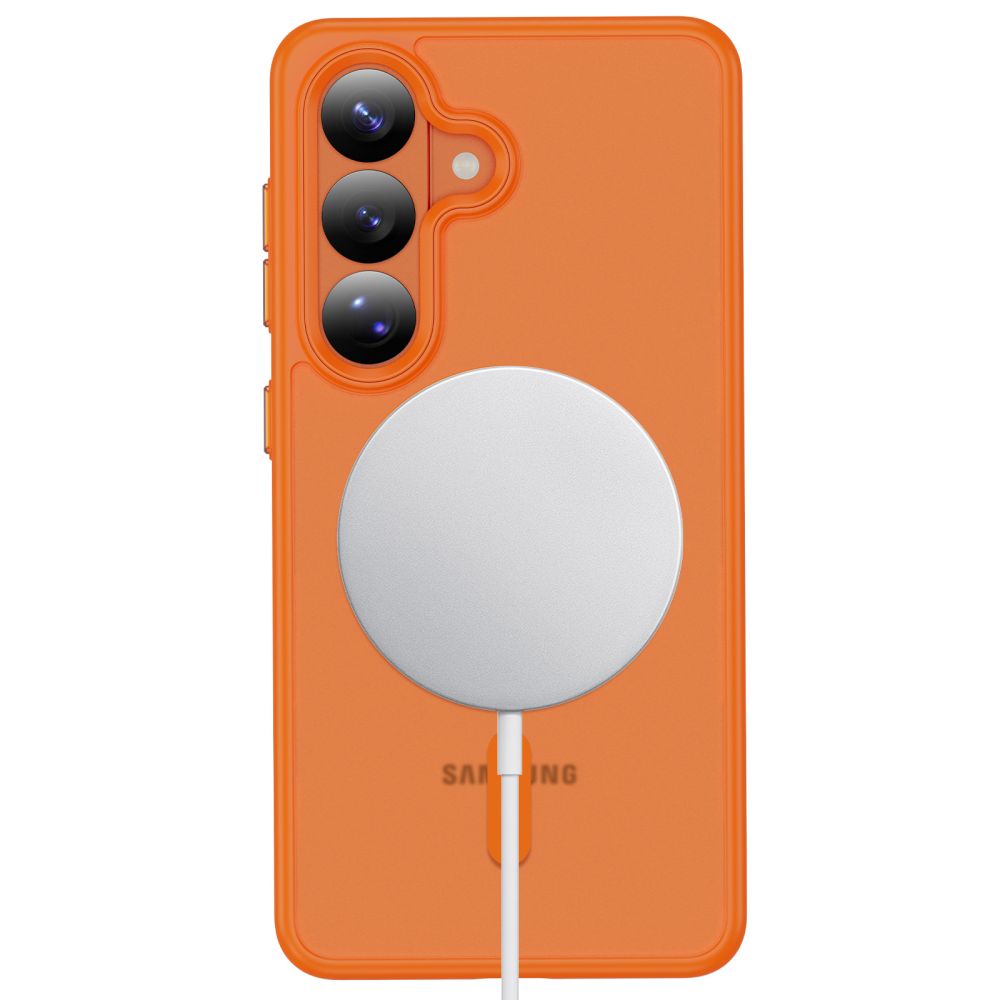 etui Tech-protect Magmat Magsafe Matte orange Samsung Galaxy S26 / 4