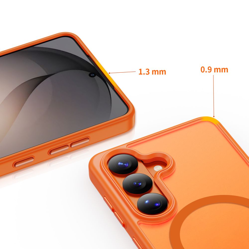 etui Tech-protect Magmat Magsafe Matte orange Samsung Galaxy S26 / 5
