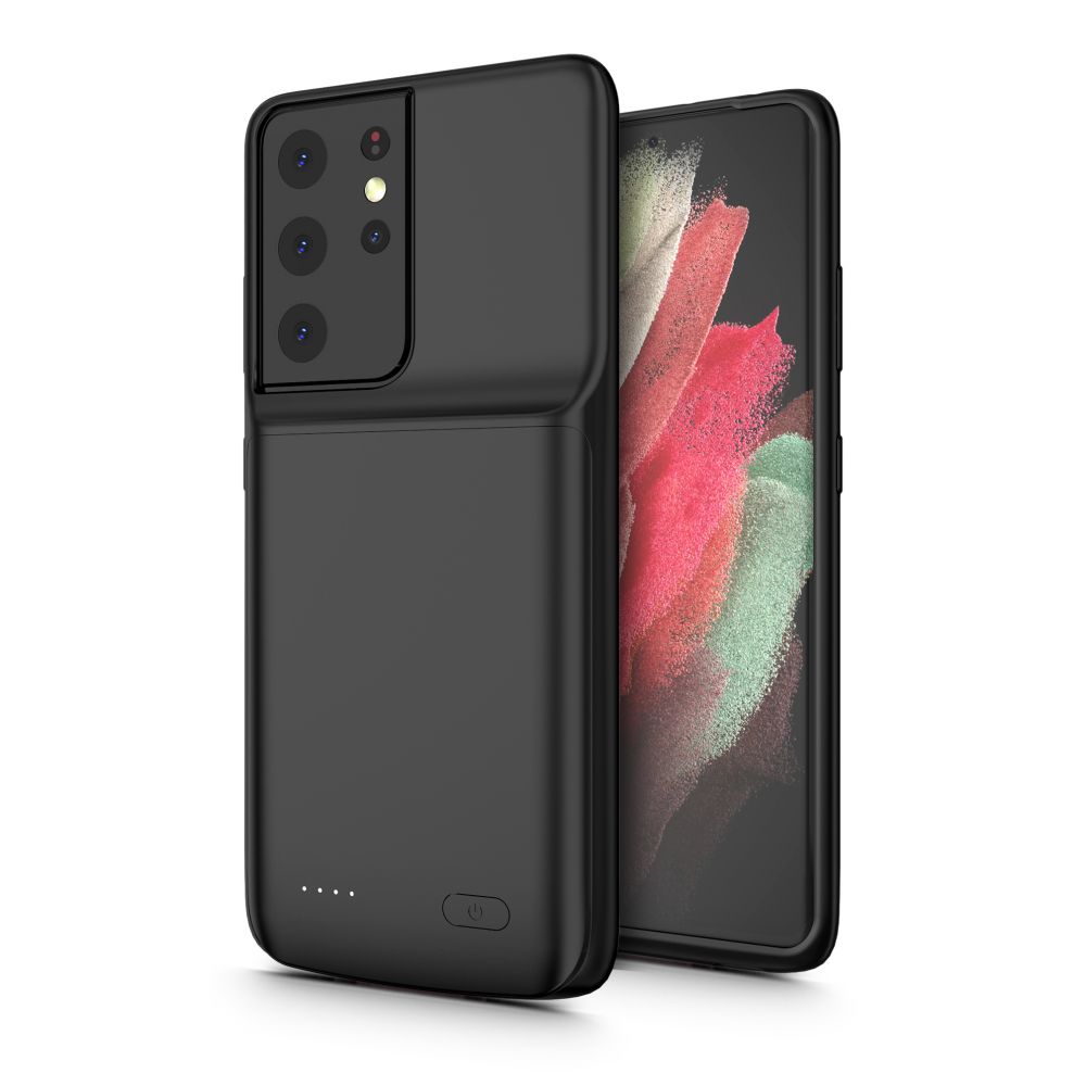 etui Tech-protect Powercase 4700mah czarne Samsung s21 Ultra
