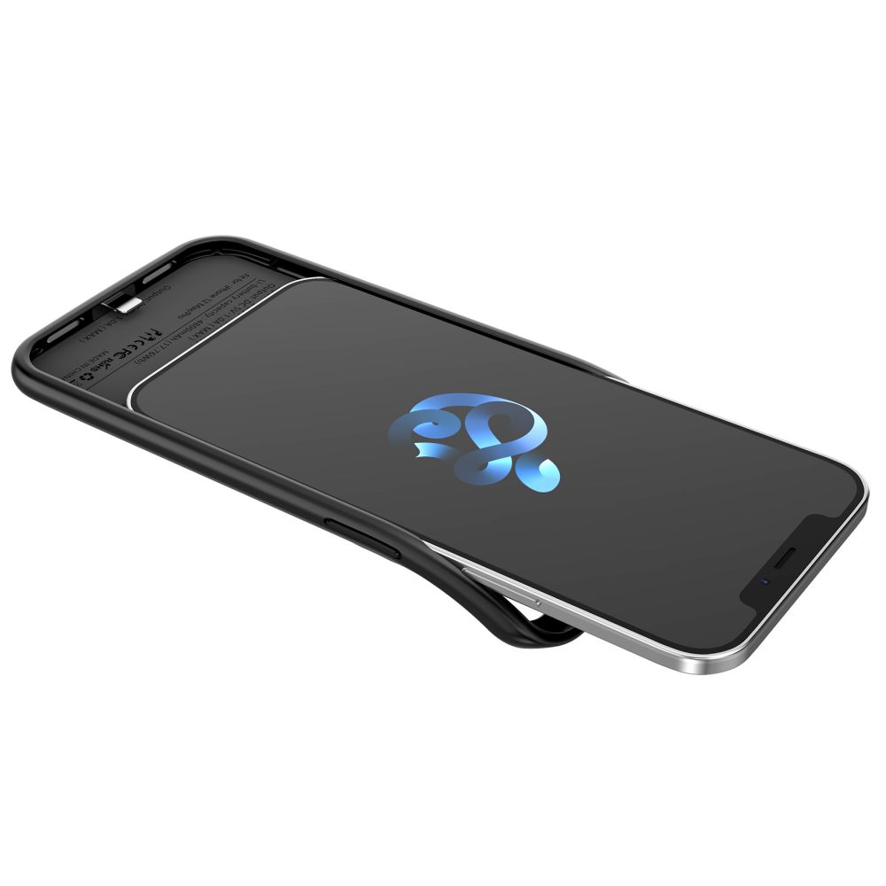 etui Tech-protect Powercase 4800mah Czarne Apple iPhone 12 / 9