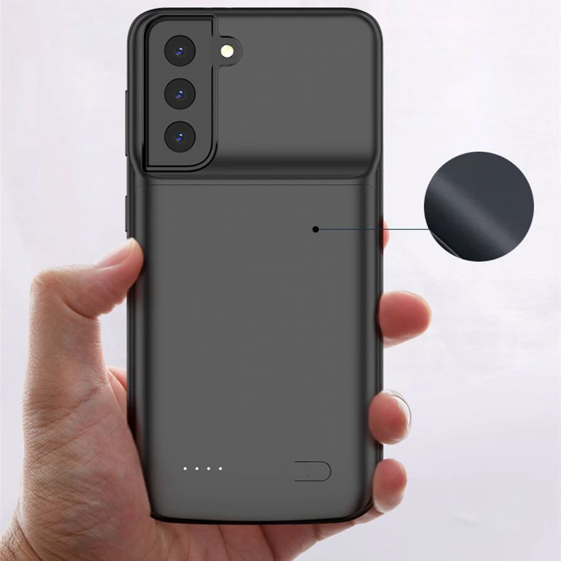 etui Tech-protect Powercase 4800mah czarne Samsung s21 / 4